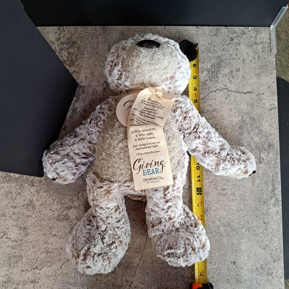 Demdaco Giving Teddy Bear Lift The Spirit Plush Stuffed Animal 17" - Picture 12 of 16